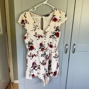 American eagle floral romper